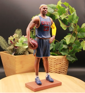 LeBron James 23 Numara Efsane Mega Boy Basketbolcu Biblosu - Lacivert Forma