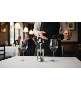Çelik Professional Krom Tirbuşon Metal-Döküm-otel -restaurant-cafe