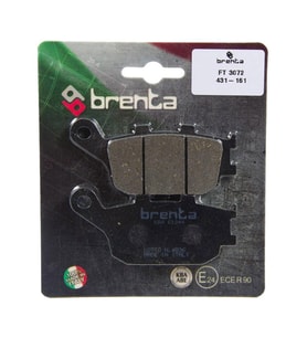 Brenta Organik Fren Balata Ft 3072 Arka Honda Nc700 Nc750 S X 12-13 Cb Cbr Cbf 600 Dl 650 1000 V-strom Mt-07 Mt-09 (Siyah)
