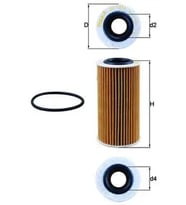 MAHLE OX1076D Yag Filtresi 059115561G 059198405B