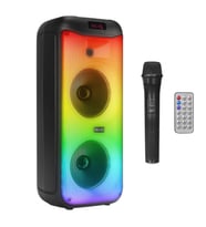 Mikado Md-40kp 40w Bluetooth Tws Fmli Rgb Işıklı Kablosuz Mikrofonlu Kule Hoparlör