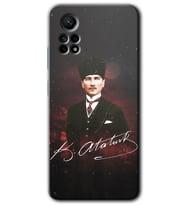 Redmi Note 12 Pro 4G Kılıf HD Desen Baskılı Kılıf - Kemal Atatürk