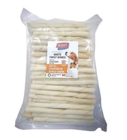 Warf Beyaz Burgu Köpek Kemik - 100 lü - 12cm