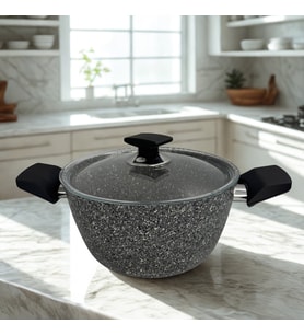 VİVALDİ Granit Derin Tencere 22 cm