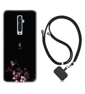 Oppo Reno 2Z 4 Lite 4 Pro 5 6 7 A31 Kılıf Boyun Askılı Silikon Love 1629