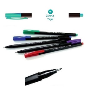Dong-A  Hexaplus Fineliner Fiber Uçlu No: 46 Zümrüt Yeşili