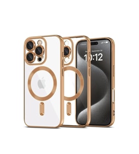 iPhone 16 Pro Max Kılıf Kross Magneticsafe Kapak - Çöl Titanyum