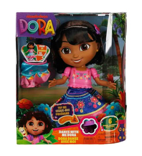 Dora Sesli Benimle Dans Et Dora Bebeği 32 cm - İnteraktif Dans Eden Eğitici Oyuncak (Piller Dahil)