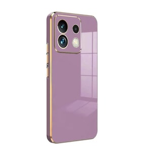 Xiaomi Poco M6 Pro 4g Kılıf Volet Silikon - Mor