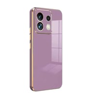 Xiaomi Poco M6 Pro 4g Kılıf Volet Silikon - Mor