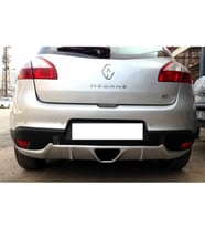 Renault Megane 3 RS Egzoz Görünümlü Difüzör Coupe Parak Siyah Plastik