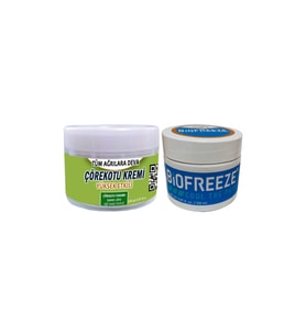 Çörek Otu Kremi Büyük Boy Ağrı Kremi 150 ml Krem + Biofreeze Cool The PainCream 150 ml / Sırt Bel Kas Diz Dirsek İskelet Eklem Ağrılarına Masaj Seti