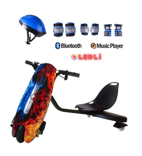 Citymate Drift Car Elektrikli Kaykay Bluetooth Dirift Kar Hoverboard Scooter + Koruma Ekipmanı D10