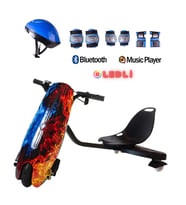 Citymate Drift Car Elektrikli Kaykay Bluetooth Dirift Kar Hoverboard Scooter + Koruma Ekipmanı D10