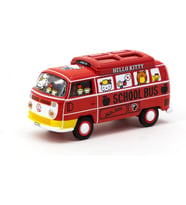 Tarmac Volkswagen Type 2 Hello Kitty Capsule School Bus 1/64 Model Araba