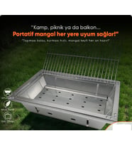 MİRAÇ 45X30CM KATLANIR MANGAL ÇANTALI LAZER KESİM ORTA BOY