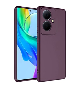 Lexroo Vivo V29 Lite 5G Kılıf Mara Lansman Kılıf - Koyu Mor