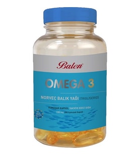 Balen Omega 3 Norveç Balık Yağı 1380 Mg 200 Kapsül (Trigliserid Form)