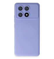 Newface Xiaomi Poco X6 Pro Kılıf Nano içi Kadife Silikon - Lila