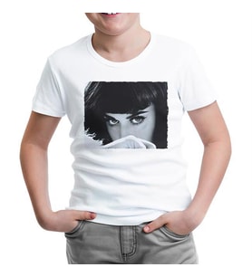 Katy Perry - It's Black Beyaz Çocuk Tshirt