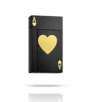 Limited Edition Serisi Premium İskambil Poker Kartları Tasarımlı Çakmak-Özel Çakmak Kutusu (Gri)