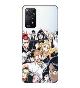Xiaomi Redmi Note 12 PRO 4G Uyumlu Bleach Tasarımlı Şeffaf Telefon Kılıfı