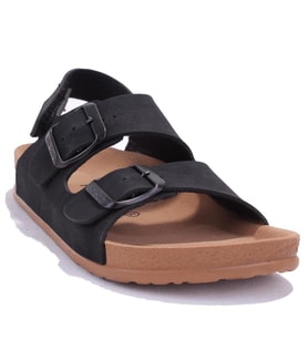 Fly Soft S961 Siyah Ortopedik Günlük Erkek Çocuk Spor Sandalet