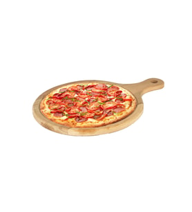 Pizza Tahtası Pizza Sunum Tabağı Masif Ahşap Gürgen Ağacı