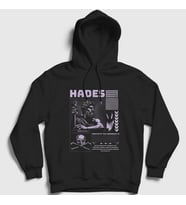 Presmono Unisex Siyah Master Of The Underworld Hades Kapüşonlu Sweatshirt 486141tt