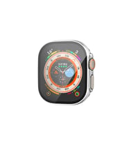 Watch 49Mm Legend Camlı Kasa Ekran Koruyucu - Gümüş