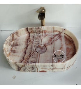 Krater Onyx Oval Lavabo