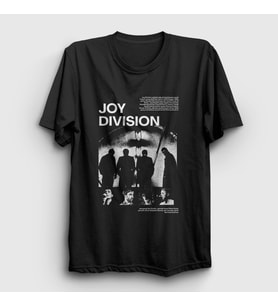 Presmono Unisex Siyah Poster Band Joy Division T-Shirt 550783tt