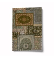 Etnik Kolaj Serisi 5 - Yeşil Mini Defter (03)
