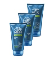 Avon Care Men Sensitive Aloe Özü İçeren Tıraş Jeli 150 Ml. Üçlü Set