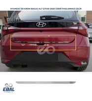 Hyundai İ20 Krom Bagaj Alt Çıtası 2020 Ve Üzeri P.Çelik