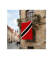 Trinidad ve Tobago Bayrağı Premium Raşel Kumaş 150x225 Cm
