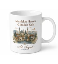 Memleket Koleksiyonu Tasarım Kupa Bardak Özel Baskılı Hediye