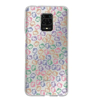 Xiaomi Redmi Note 9 Pro Uyumlu Kapak Hello Kitty Tasarımlı Şeffaf Silikon Kılıf
