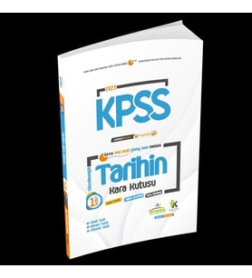 KPSS Tarihin Kara Kutusu 1.Cilt Dijital Çözümlü Konu Özetli ÖSYM Çıkmış Soru Hav