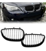 Bmw 5 Serisi E60 M Paket Ön Panjur Seti Parlak Siyah 2004-2009