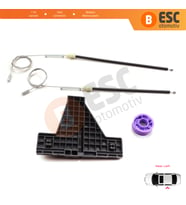 Audi A3 MK2 8P 8PA 8P1 2003-2013 4/5 Kapı 8P4839461 İçin Arka Sol Cam Kriko Tamir Seti