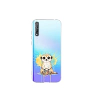 Huawei P Smart S ile Uyumlu Splash Mirket Tasarımlı Şeffaf Silikon Kılıf