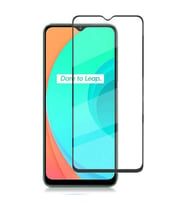 Realme C11 4G Uyumlu Ön Koruma Seramik Nano Ekran Koruyucu (Siyah)