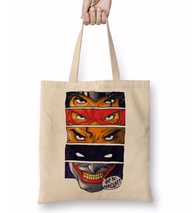 Batman Joker Wonder Woman Bez Çanta Uzun Saplı