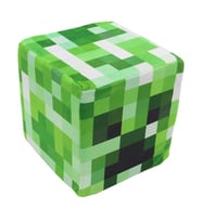 Minecraft Creeper Küp Yastık Minder Peluş Oyuncak 10CM (Yeşil)
