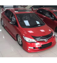 Honda Civic Fd6 Makyajsız Kasa Typer Ön Ek Karlık Mat Siyah Plastik 2006 2007 2008 2009