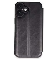 iPhone 16 Plus Kılıf Flip Cover - Siyah