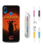 Huawei P20 Lite Mate 10 20 Lite Pro P40 Lite KılıfKablo Koruma Spiral Silikon Catrudo 1679