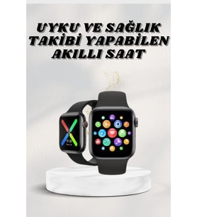Akıllı Saat Wireless Şarj Yüksek Çözünürlüklü Müzik Dinleme Sesli Cevaplama - Lisinya