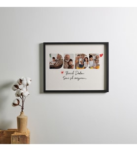 Dede Yazılı Kişiye Özel Fotoğraflı Çerçeve  30 x 40 cm